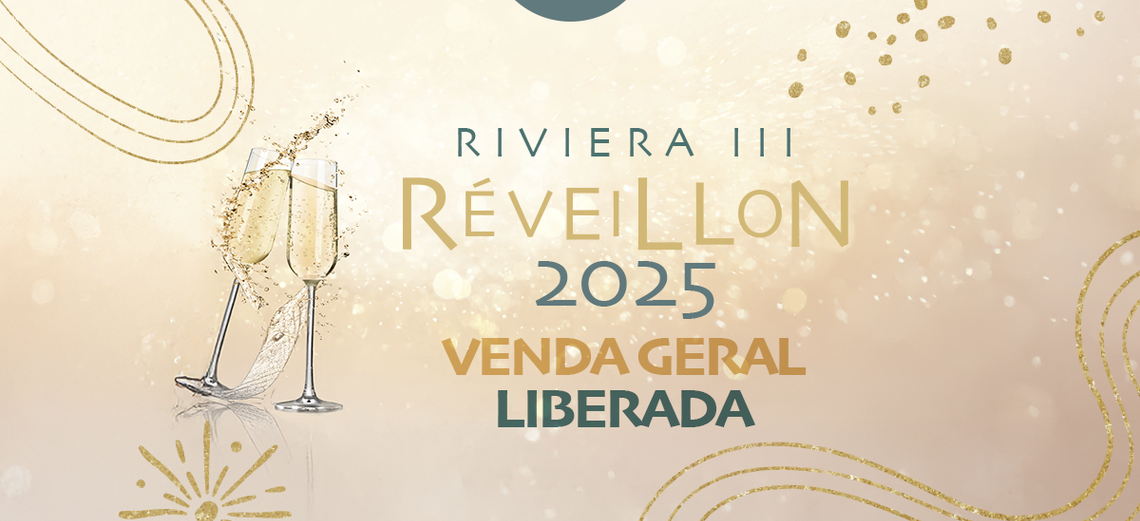 Está aberta a venda geral de convites para a Festa de Réveillon da Riviera III