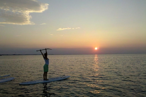 Yoga stand up paddle
