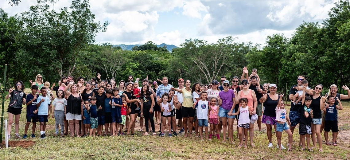 Ninho II recebe a ação “Plantando para um amanhã mais verde”