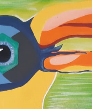 Ninho Verde II é inspiração para criação de arte